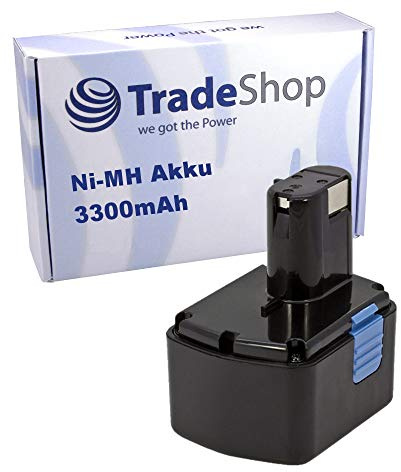Hochleistungs NI-MH Akku für Hitachi WR Serien WR14DH WR14DM WR14DMB WH14DL WR14DL WR14DMK WR14DMR / 14,4V 3300mAh Ersatz Akku zum Austausch