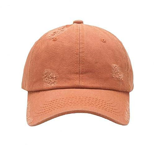 Herren Kappe Hut Unifarbene Einfarbige Baseballmützen Mehrfarbige Kappe Abgenutztes Design Verstellbare Baumwoll-Baseballmütze Für Männer Und Frauen Für Sporthüte-Gelb