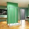 Aica Sanitär U Form duschkabine 120x90x90cm Dusche U-Kabine Schiebetür Sicherheitsglas H190cm