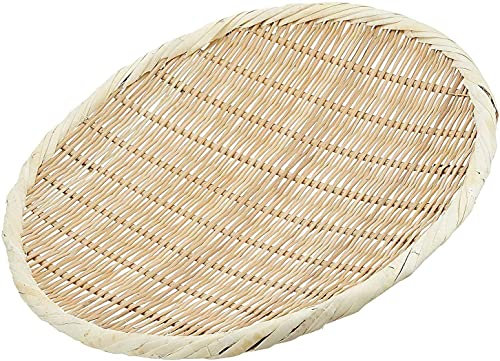 TIKUSAN Zaru Passoire ronde en bambou pour Udon et nouilles 24 cm