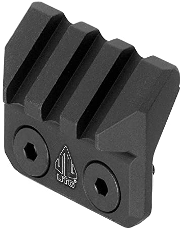 UTG Unisex – Erwachsene Utg® M-lok® Angled Picatinny Mount, Black Montage, Schwarz, Einheitsgröße EU