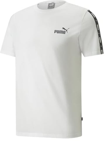 PUMA ESS+ Tape Tee,Puma Weiß,XL