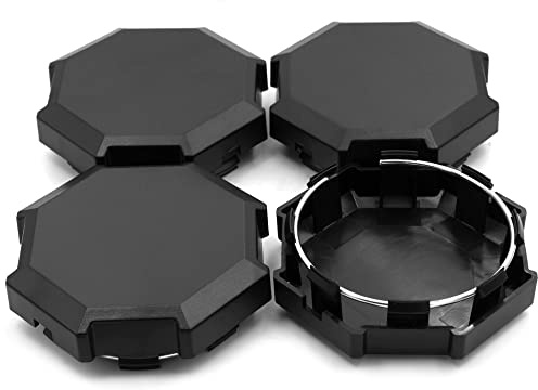 98 mm/3,86 Zoll Schwarze Nabenkappen 4X passend für Polaris RZR #9001000XP4