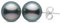 Boucles d'oreilles en Perles de Tahiti authentiques de 9 mm, qualité AAA, forme ronde, en argent sterling 925. Boîte cadeau et certificat d'authenticité