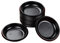 QJF 100Pcs Round Disposable Sauce Dishes, Mini Dipping Dessert Plates Sauce Dishes Soup Plate Soy Sauce Dishes Seasoning Dish Appetizer Plates for Home Restaurant - Black