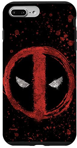 iPhone 7 Plus/8 Plus Marvel Deadpool Wade Wilson Icon Paint Splatter Case