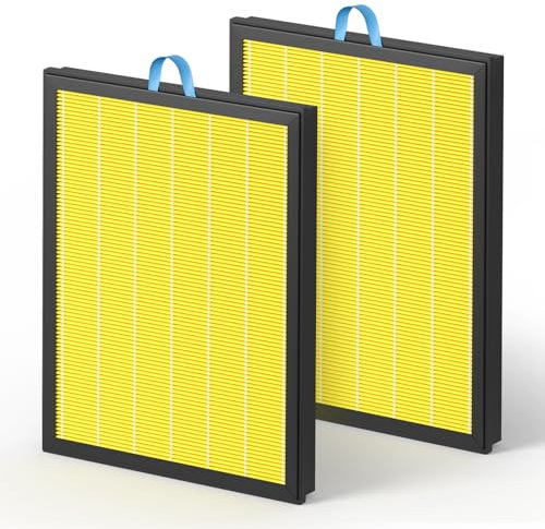 Vital 200S Filter Replacement for LEVOIT Air Purifier, Yellow, 2 Pack