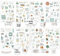 4 Stück Sticker Geburtstag, Happy Birthday Aufkleber, Aufkleber Geburtstag DIY Sticker, Geburtstagskarten und Geschenkaufkleber, Geburtstagssticker Transparenz-Effekt für Scrapbooking (Grün)