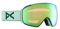 Anon M4S Low Bridge Fit Brille (Toric) + Bonus Linse + MFI Gesichtsmaske, Rahmen: Powder Mint, Linse: Perceive Variable Green