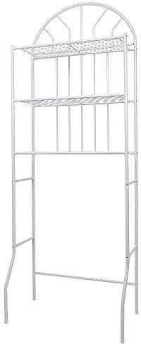 MENGDA Toilettenregal, 3 Ebenen, Halterung für Waschmaschine, Aufbewahrungsregal für Waschmaschine (weiß, 62 x 34 x 177 cm)