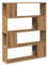 vidaXL Libreria/Divisorio in Rovere Artigianale 100x24x124,5 cm, Mobile Porta Libri, divisorio Camera, divisorio, armadietto per Libri, scaffalatura