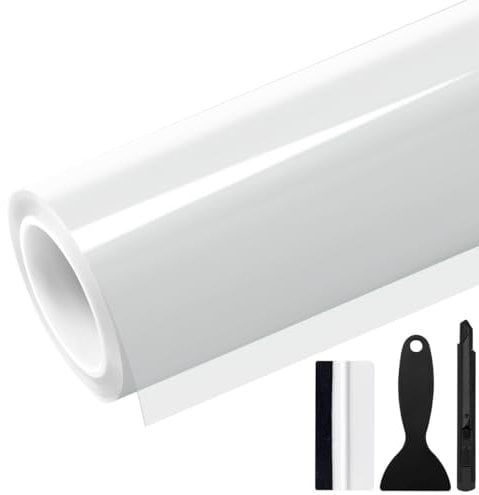 GRTHTATI 20cm x 300cm Lackschutzfolie Transparent Auto Schutzfolie Selbstklebend für Auto, Motorrad, Fahrrad (Transparent Glänzend, 20cm x 300cm)