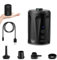 Portable Air Pump, JiHiGe Electric Pump with Camping Lantern, USB Rechargeable Air Pump for Air Mattress Pool Floats Swimming Ring Air Bed
