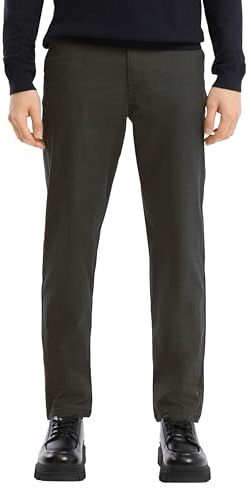 QS Chino aus zweifarbigem Oxfordgewebe