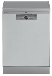 Beko BDFN26430X Pro Hygiene Intense Full-Size Dishwasher – Stainless Steel – 14 Place Settings, D Rated, HygieneIntense, SteamGloss