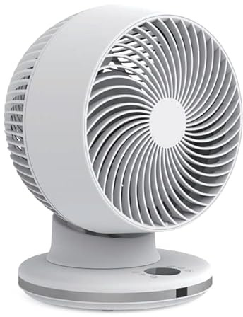 WIE Ventilador silencioso de mesa, ventilador de mesa muy potente 3D turbo