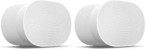 Sonos Era 300 | Enceinte Intelligente pour l'audio Spatial avec Wi-FI, Bluetooth, Compatible avec Amazon Alexa, Dolby Atmos - Blanc (Lot de 2)