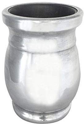 Mate Becher Palo Santo groß aluminium Hülle von Cebador 200-300 ml aus Palo santo heiligen Holz