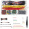 WayinTop Breadboard Steckbrücken Drahtbrücken Jumper Wires Set, U-Form Breadboard Jumper Drähte mit 14 Verschiedene Längen + Flexible Breadboard Jumperkabel M/M + Pinzett