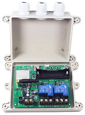 KT-G3-A USA 4G GSM AUTO Relay Switch 12V Remote Control Box Wireless Gate Opener 2CH Output HOG Trap System 30A Relay Contact(for AT&T and T-Mobile)