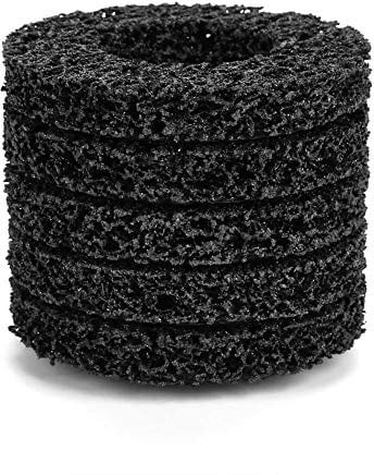 Dischi CSD,5PCS Disco Abrasivi 100mm per Pulizia Smerigliatrice Angolare,Dischi in Tessuto di Nylon per Smerigliatrice Angolare