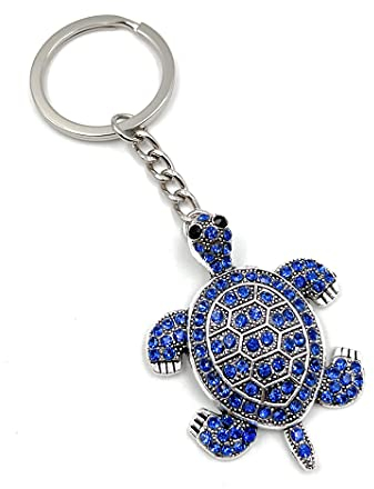 Onwomania - Animal de réservoir de reptile tortue Porte-clés - porte-bonheur en métal idéal comme cadeau, par exemple pour le meilleur ami, le meilleur ami, maman - pour hommes, femmes et enfants
