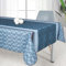 Villages de Provence Rechteckige schmutzabweisende Tischdecke - Faltenbeständig und 100% Polyester - Blau - 240x150 cm - Zazou - 6/8 Besteck - Innen oder Außen - Esstisch, Küche oder Garten