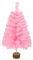 VEYLIN 2ft/60CM Christmas Tree 80 Tips Mini Artificial Tree with Wooden Stand (Pink)