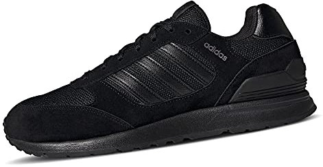Adidas Herren Run 80S Sneakers, Cblack/Cblack/Carbon, 40 EU