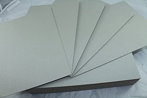 50 Stück Buchbinderpappe Graukarton Format DIN A3 (297 x 420 mm) 1,0mm starke Graupappe Sonderformate des Kartons ist auf Anfrage möglich