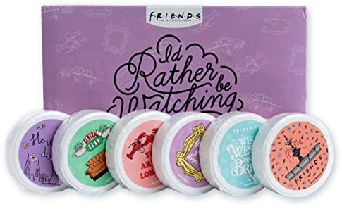 Paladone Friends TV Show Vapeur de Douche Lot de 6, Produit sous Licence Officielle