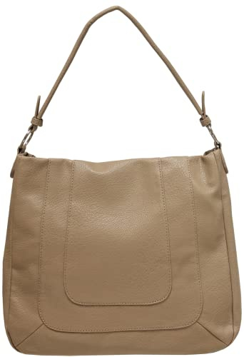 Envy Damen 948 Schultertasche, Taupe