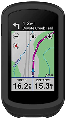 subtel Schutzhülle kompatibel mit Garmin Edge Explore 2 Silikonhülle - Schutz Tasche Silikon Hülle, Fahrrad Navi Case - GPS Cover Bumper Etui schwarz