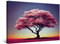 Startonight Impression sur Toile - Tableau Coucher de Soleil Arbre Rose - Grande Tableau Decoration Murale Prêt à Accrocher Peinture Arbres Moderne Grande 80 x 120 cm Idée Cadeau Élégante Originale
