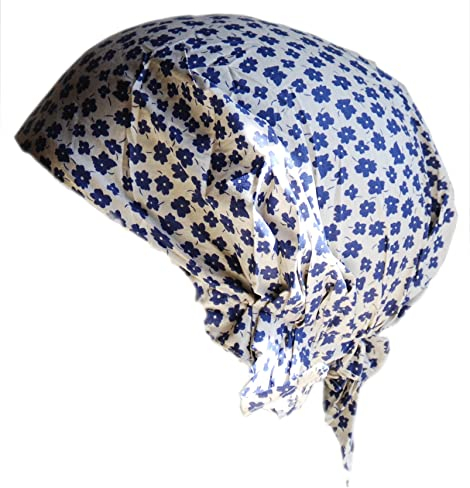 Cool4 Sommer Kopftuch Strand Bandana Meer Beanie Sonne Sonnenschutz Mütze Chemo Cap A04 (Natur himmelbau geblümt)