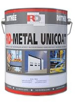 RD-Coatings Metal Unicoat farbe für beschichtete Bleche (Weiß, 1 Liters)