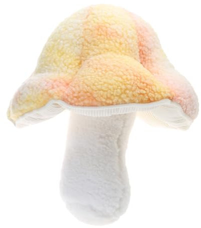 MULAIDI Plüsch-Pilz-Dekokissen, weiches Kissen, gefülltes Kissen, Bett, Sofa, Kissen für Zuhause, Schlafzimmer, Schlafsaal, Dekoration, Kinder-Wurfkissen