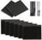 Qianyu 6 Pcs Door Corner Seal Draft Stopper Self-Adhesive Door Exterior Frame Sealer Weather Protection Foam Weatherstripping Pads for Gate Protection Noise Isolation