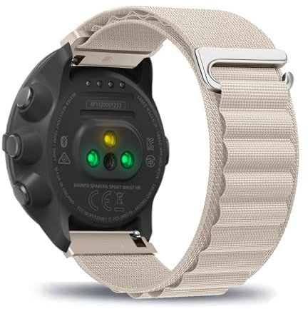 KUWAI Armband Kompatibel mit Suunto 9 Peak Pro Armbänder Sport Doppelter Textil Nylon Metall G-Haken Uhrenarmbänder Verstellbares Ersatzarmband für Suunto 9 Peak Pro für Damen Herren Band (16)