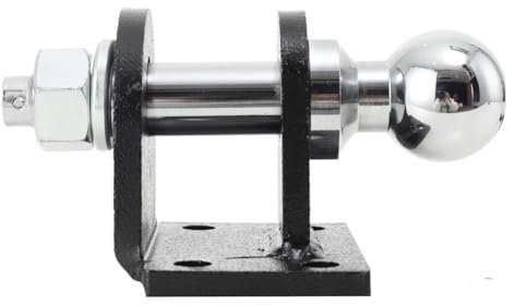 YILIKISS Heavy Duty 50mm Tow Ball and Pin Towing Hitch Coupling With Fixing Bolts Tow Jaw, Max Load 3500kg for Towing Caravans Trailers Trucks