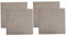 HANABASS 4 Stück Feuerstelle-Feuermatte hitzebeständige Matte Gras-Feuermatte brandschutzmatte Feuerfestes Pad Teppiche Camping Outdoor-Teppich Grillmatte für Außengrill Feuerstelle Matte