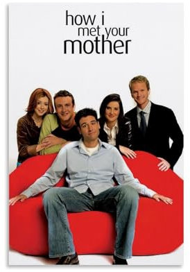 PYJHDS TV-Serie How I Met Your Mother Leinwand-Kunst, dekorative Wohnkultur, Gemälde für Wohnzimmer, Schlafzimmer, 30 x 45 cm, ungerahmter Stil
