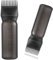 FXSPLCZ Root Comb Applicator Bottle Oil Applicator for Hair Dye Hair Oiling Bottle with Graduated Scale, 6 Ounce (Black)