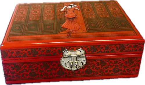 Schmuckschatulle Schmuckkästchen aus Holz im Asia Style hochwertig veredelt