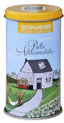 Regina di Fiori - Bella Addormentata. Tisane ad Alta Voce. Lattina con 12 Filtri da 3gr