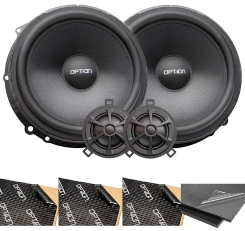 Option Lautsprecher Kit kompatibel mit Cupra Formentor (1. Generation, Typ KM) - 100% Plug & Play 20cm Front-Lautsprecher inkl. Dämmung