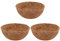 Wdfnexalai 3 forros de fibra de coco de repuesto para macetas, maceta de coco natural de 25 cm