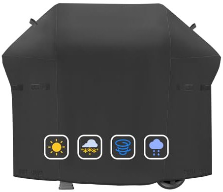 Copertura Barbecue 129 cm-7139 per Weber Spirit II 300 e 200 serie 200, 600D Impermeabile e resistente per Weber Spirit I & II E310, E330, E315