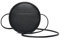 YONBEN Circle Crossbody Bag für Damen, PU, Geldbörse mit Reißverschluss, verstellbare Knoten-Schultergurte, Pu/Schwarz