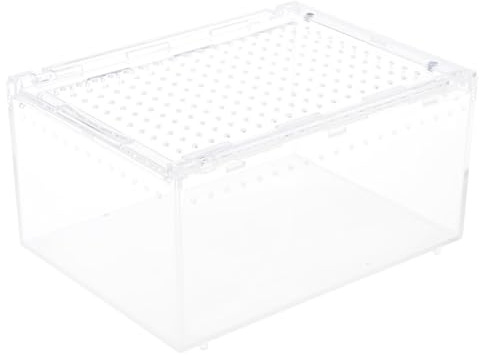 Magnet Acryl Gehäuse Baumgehege Reptilien Lebensraum Terrarium Zuchtbox Reptilien Futterbox Für Isopoden